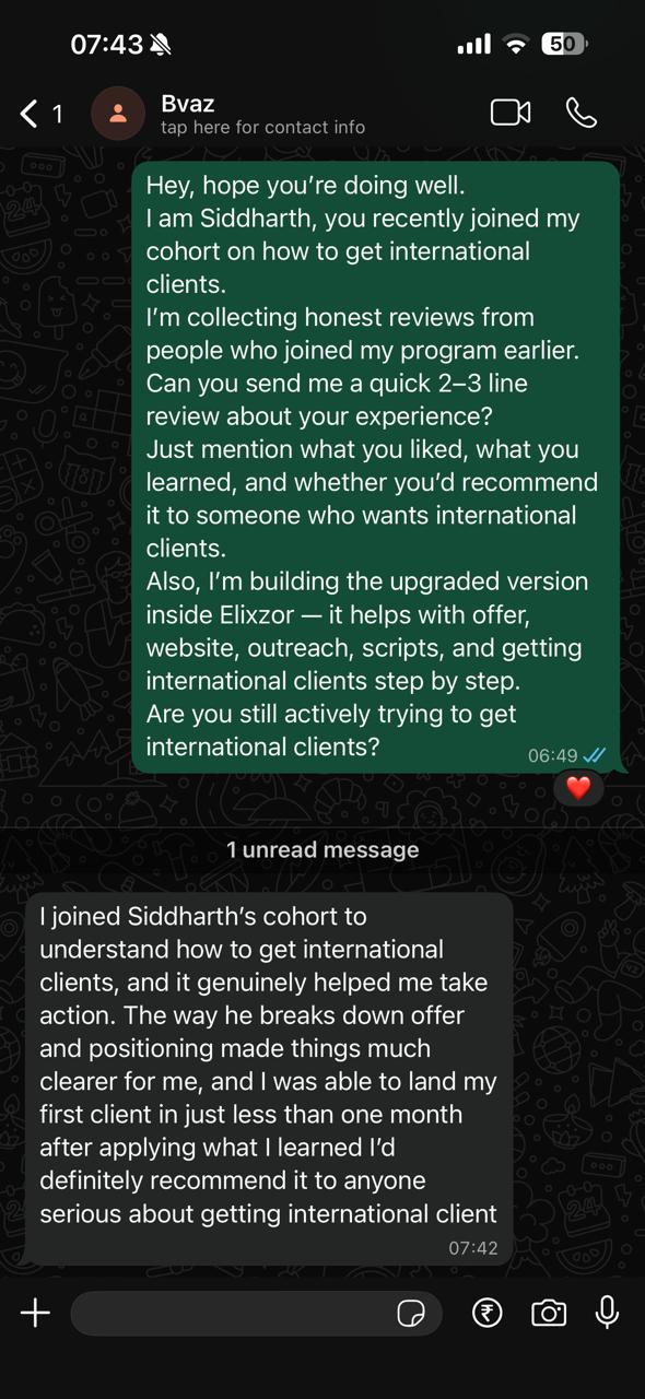 Testimonial